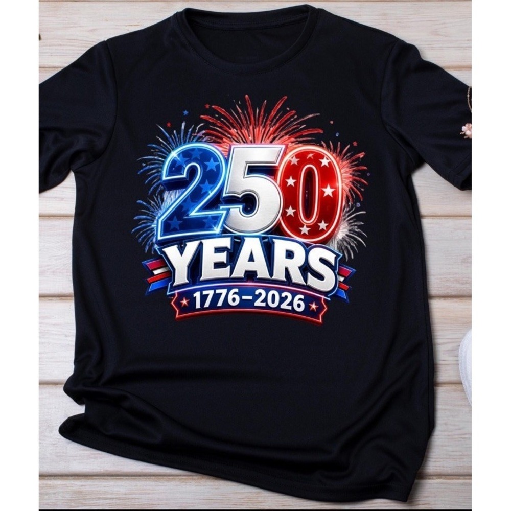 250th anniversary t shirt America 250th Anniversary Celebration Unisex XL